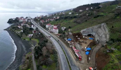 Trabzon’da Güney Çevre Yolu çalışmaları sürüyor