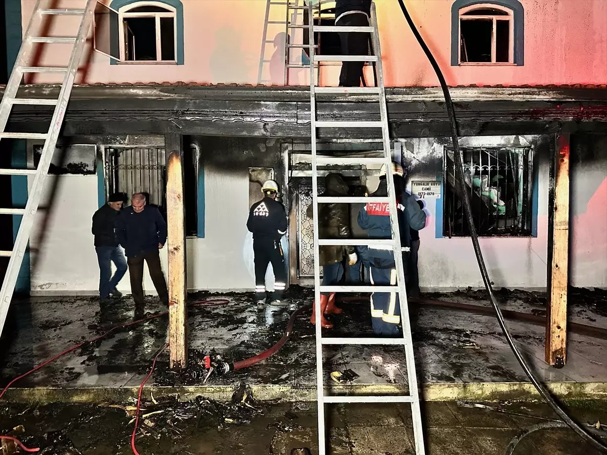 Düzce’de Cami Yangını