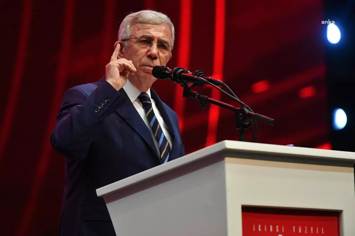 Mansur Yavaş’tan Ümit Özdağ’ın Gözaltına Alınmasına Tepki