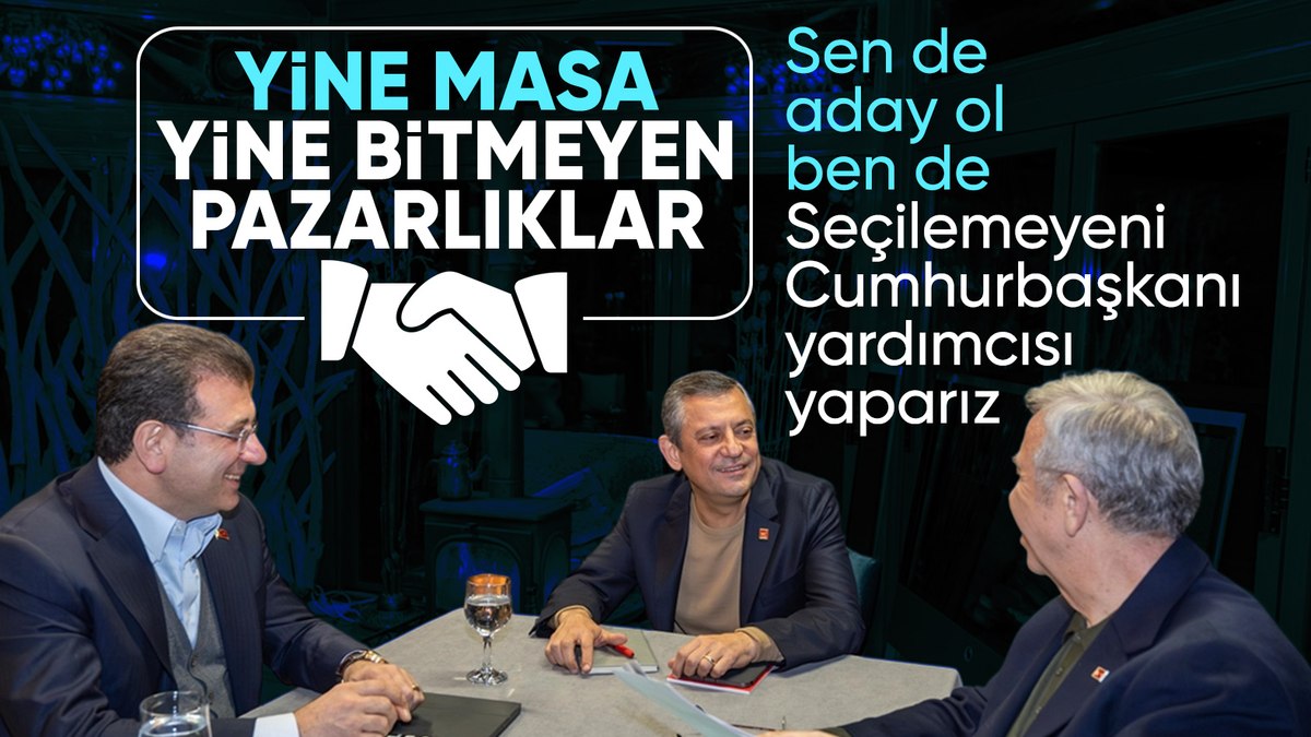 Mansur Yavaş’ın 3’lü görüşmede okuduğu yazıdan dikkat çeken ayrıntı